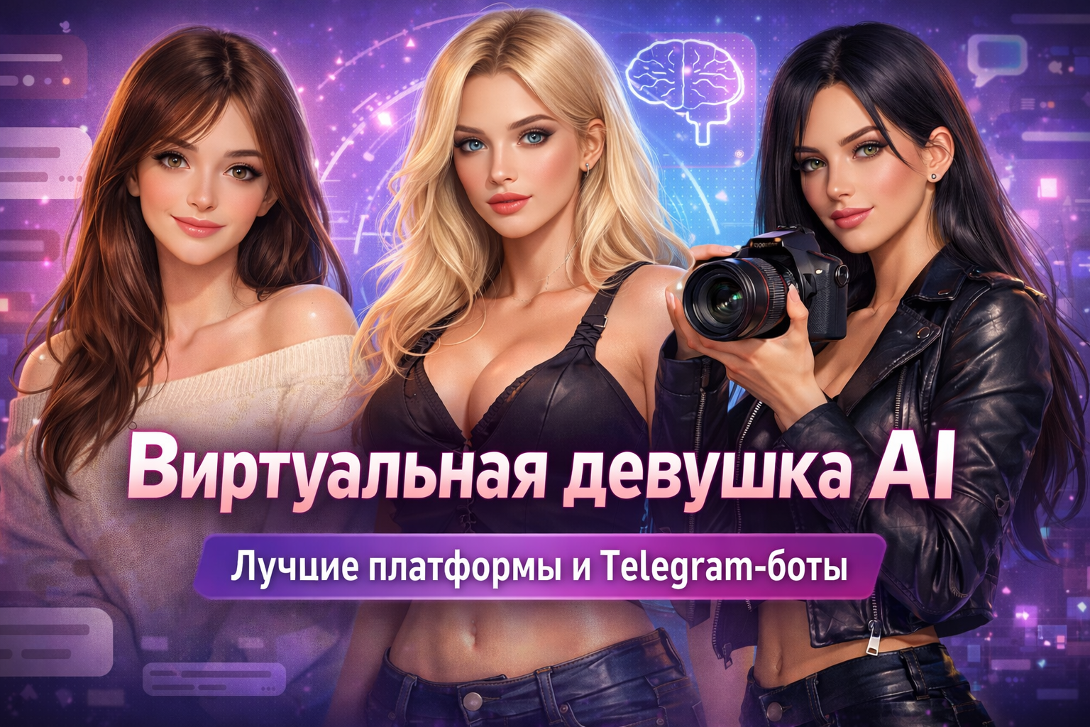 Виртуальная девушка с искусственным интеллектом: топ платформ и возможностей в 2026 году